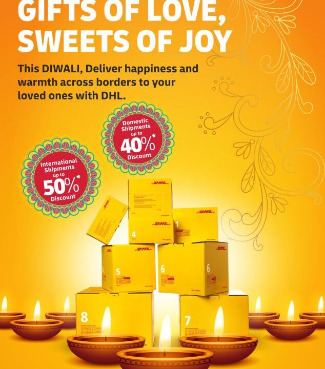 DHL Express lights up Diwali with up to 50% off for India’s international shipments